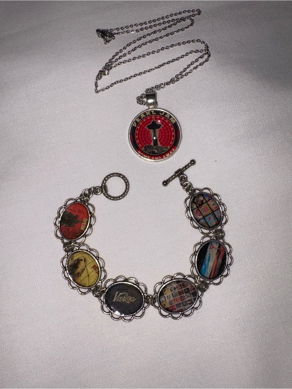 PEARL JAM Bracelet & Necklace 2 piece lot